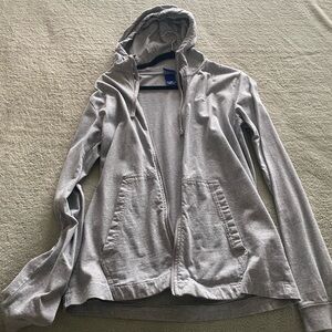 Nike gray women’s zip-up size small